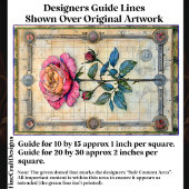 Papier Mousseline Rose rose simple, Découpage CZ9