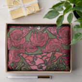 Papier Mousseline Rose rouge (Cadeau)