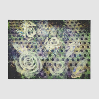 Papier Mousseline Rose rouillé vintage et papier de tissus d'aile An