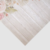 Papier Mousseline Rose Rustique Bois (Détail)