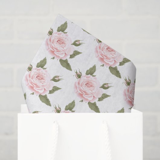 Papier Mousseline Rose Tissu Pink (Sac cadeau)
