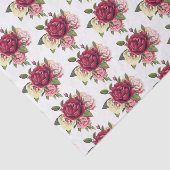 Papier Mousseline Rose Tissue Paper (Détail)