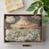 Papier Mousseline Rose Topiary (Cadeau)