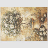 Papier Mousseline Rose Topiary (Recto)