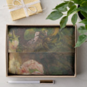 Papier Mousseline Rose V par Georges Jeannin Tissue Paper (Cadeau)