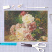 Papier Mousseline Rose V par Georges Jeannin Tissue Paper (Artisanat)
