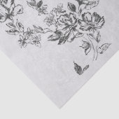 Papier Mousseline Rose victorien (Détail)