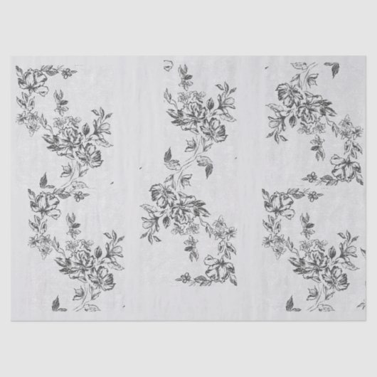 Papier Mousseline Rose victorien (Recto)