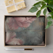 Papier Mousseline Rose victorien français Peony Ephemera Découpage (Cadeau)