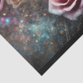 Papier Mousseline Rose victorien Gold Steampunk Chat Découpage (Détail)