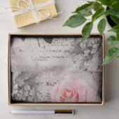 Papier Mousseline Rose Vintage (Cadeau)