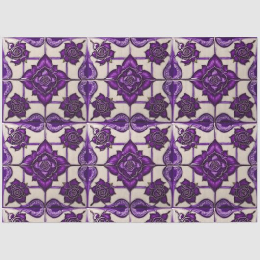 Papier Mousseline Rose violet belle collection moderne (Recto)