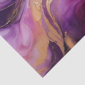Papier Mousseline Rose violet moderne et or (Détail)