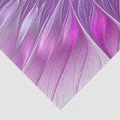 Papier Mousseline Rose violet passion Fleur Art Abstrait Fractal (Détail)