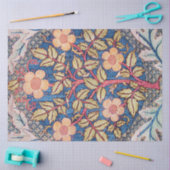 Papier Mousseline Rose Wreath, William Morris (Artisanat)