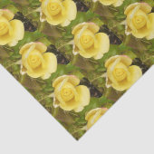 Papier Mousseline Rosebud jaune (Détail)