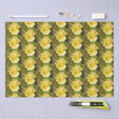 Papier Mousseline Rosebud jaune (Artisanat)