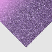Papier Mousseline Rosée violette parties scintillant dégradé girly (Détail)