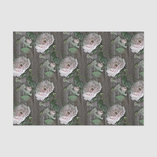 Papier Mousseline Roses (Recto)