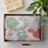 Papier Mousseline Roses anciens, manuscrits gravés et découpage de s (Cadeau)