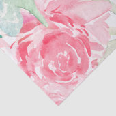 Papier Mousseline Roses aquarelle (Détail)