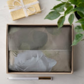 Papier Mousseline Roses argentés (Cadeau)