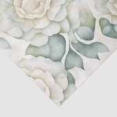 Papier Mousseline Roses blanches (Détail)