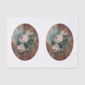 Papier Mousseline Roses Blanches DBL (Recto)