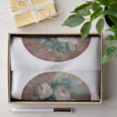 Papier Mousseline Roses Blanches DBL (Cadeau)