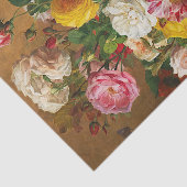 Papier Mousseline Roses dans un vase par Aghate Pilon, Art Floral (Détail)