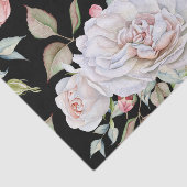 Papier Mousseline Roses d'aquarelle blanc et rose Arrière - plan noi (Détail)