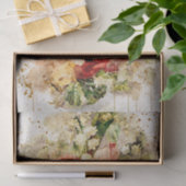 Papier Mousseline Roses d'aquarelle désespérés (Cadeau)