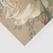 Papier Mousseline Roses de Noël victorien (Détail)