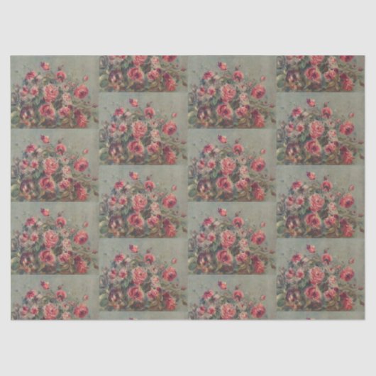 Papier Mousseline Roses de Vargemont par Pierre-Auguste Renoir (Recto)