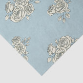 Papier Mousseline Roses délicats (Détail)