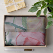 Papier Mousseline Roses d'été Abstraits (Cadeau)