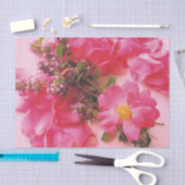 Papier Mousseline Roses en PAPIER WRAP Thyme-TISSUE (Artisanat)