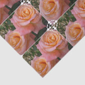 Papier Mousseline Roses en pastel (Détail)