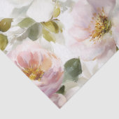 Papier Mousseline Roses et fleurs peintres (Détail)