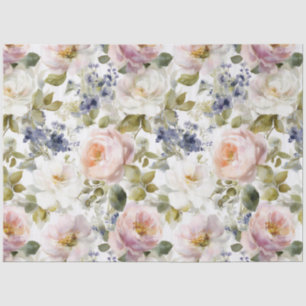 Papier Mousseline Roses et fleurs peintres