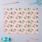 Papier Mousseline Roses et libellules (modèle 2) (Artisanat)
