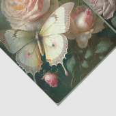 Papier Mousseline Roses et papillons (Détail)