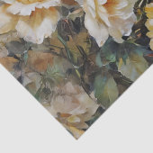 Papier Mousseline Roses et papillons Imprimer Découpage / (Détail)