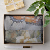 Papier Mousseline Roses et papillons Imprimer Découpage / (Cadeau)