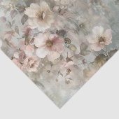 Papier Mousseline Roses Florales Découpage Chic Shabby Victorien (Détail)