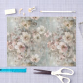 Papier Mousseline Roses Florales Découpage Chic Shabby Victorien (Artisanat)
