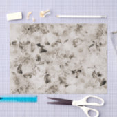 Papier Mousseline Roses gris blancs élégants minables vintages (Artisanat)