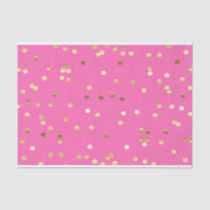 Papier Mousseline Roses indien à la mode de confettis de feuille