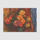 Papier Mousseline Roses par Pierre-Auguste Renoir   (Recto)