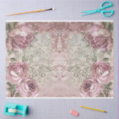 Papier Mousseline Roses pour la conception de la série Decoupage 19 (Artisanat)
